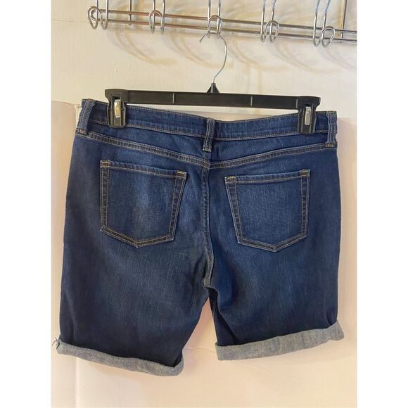 Gap Bermuda Dark Indigo shorts denim size 8 rn#54023 - Picture 2 of 5